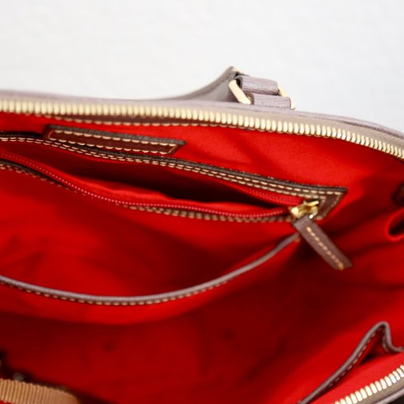 Dooney & Bourke zip zip saffiano leather satchel - Picture 9 of 9